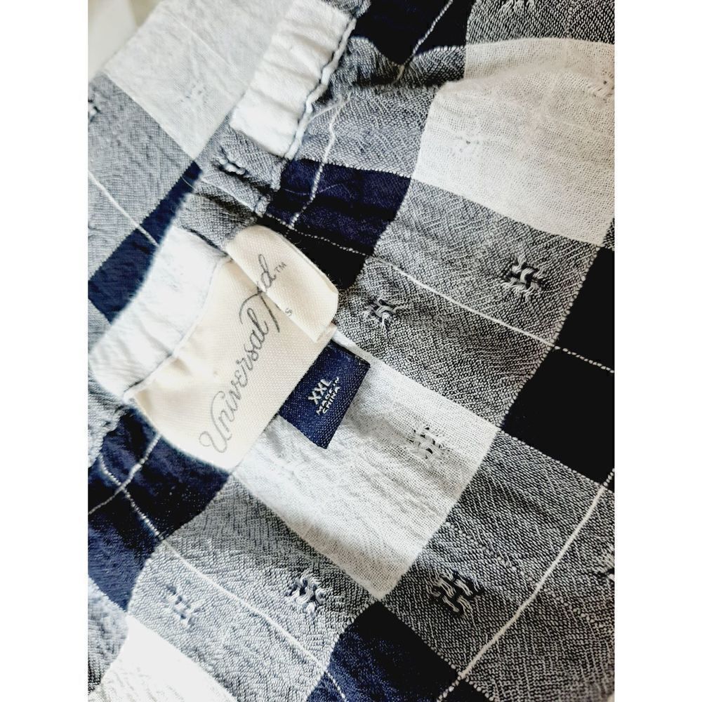 Universal thread blue plaid XXL Blouse - Picture 4 of 5